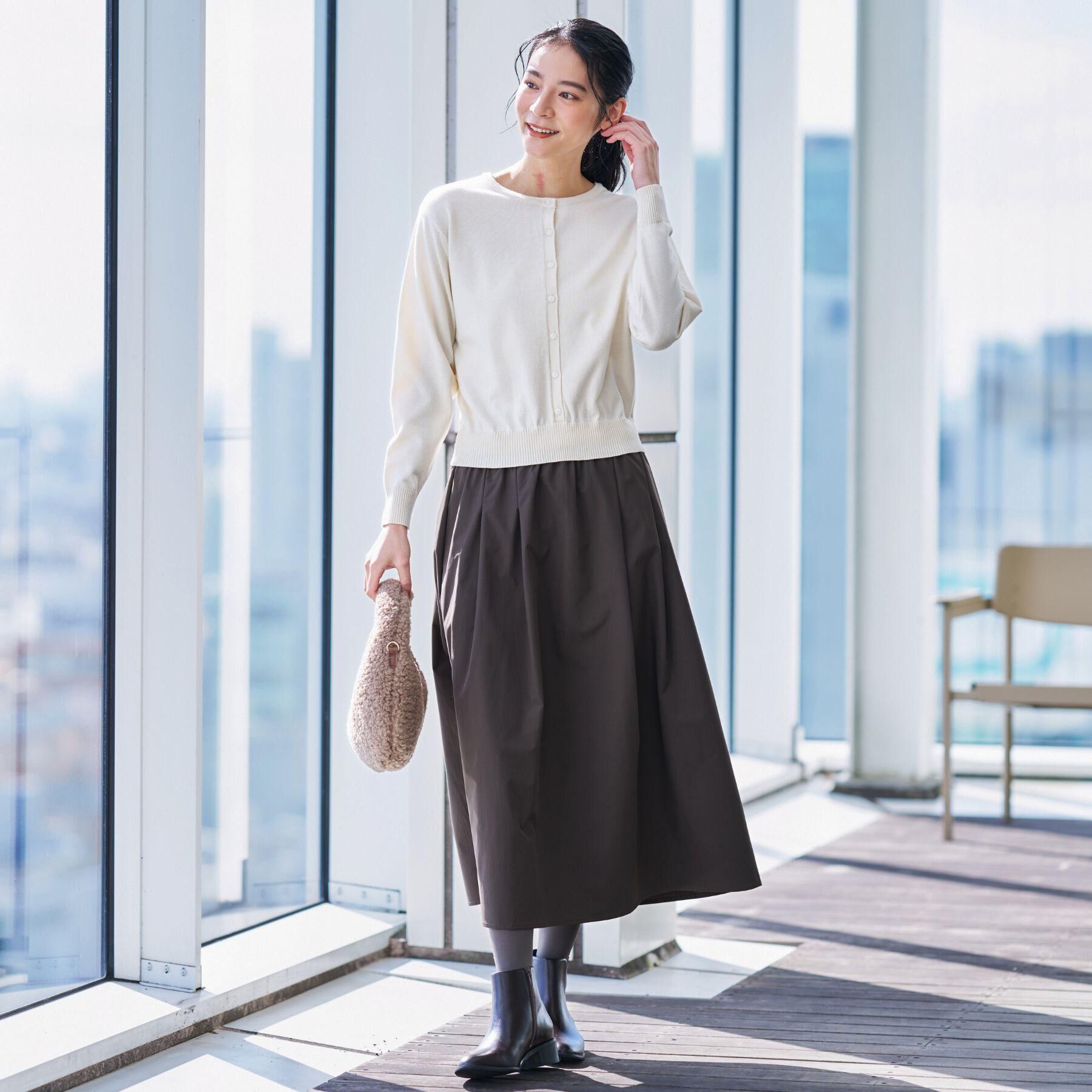 Dessin「【1枚着/2WAY】ドッキングワンピース」|ワンピース|ホワイト(502)