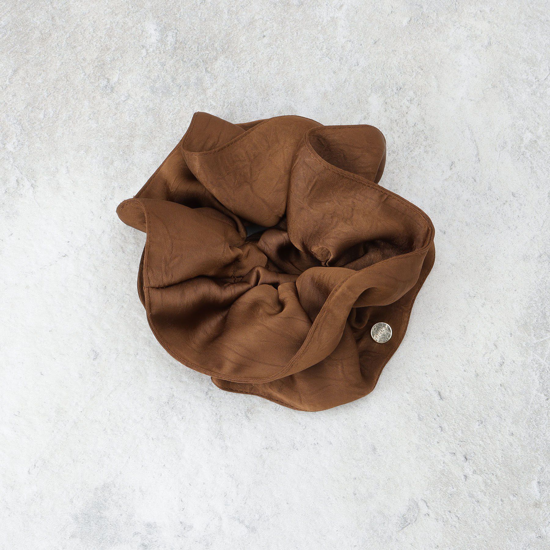 Dessin「グロッシーサテン ボリュームシュシュ」|その他|モカブラウン(042