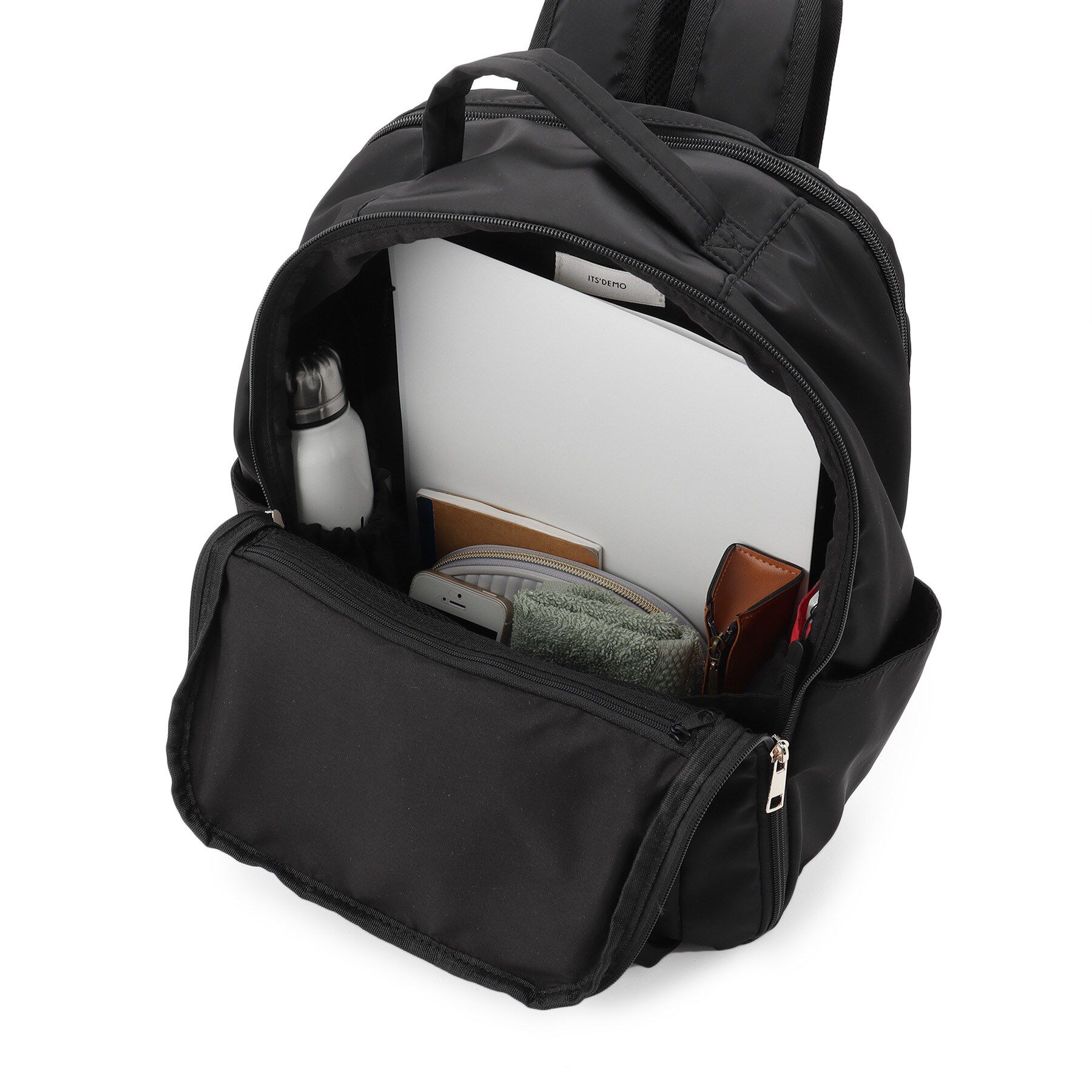 ITS&rsquo;DEMO「ガバッとリュック【12ポケット／A4対応】」|リュック|