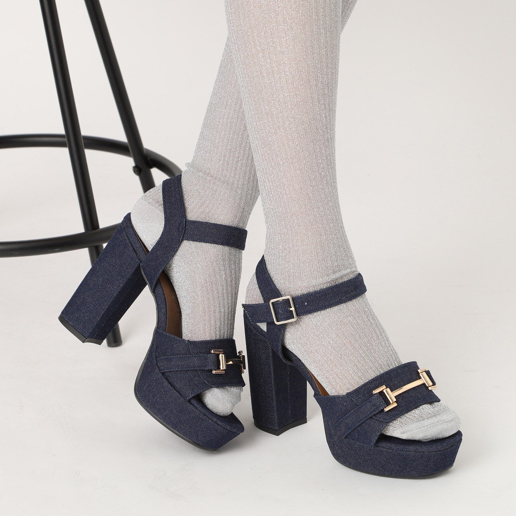 ESPERANZA「アッパービット厚底ヒールサンダル」|サンダル|