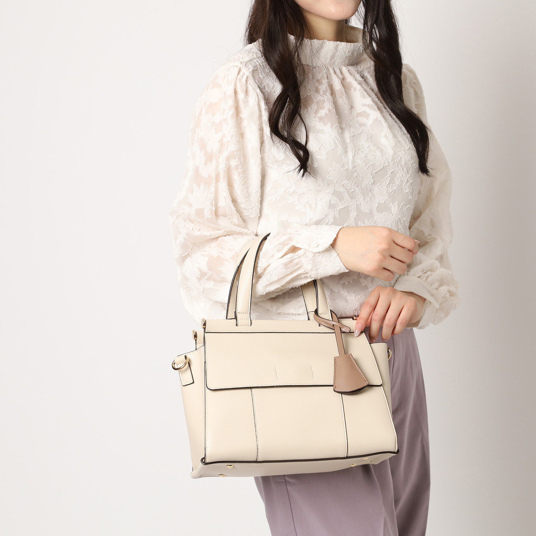 ESPERANZA「ダブルフラップ2WAYハンドバッグ」|ハンドバッグ|