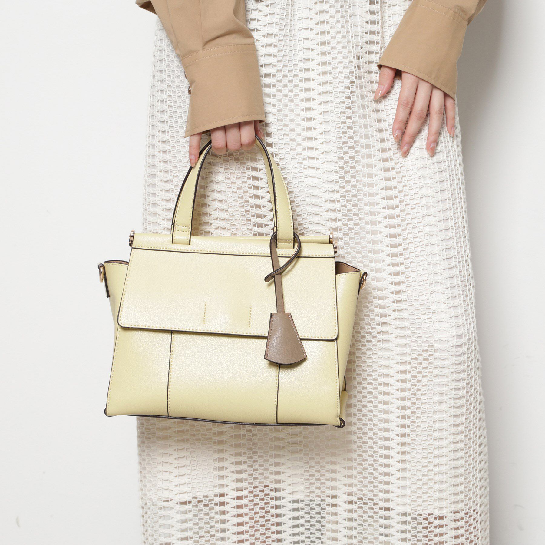 ESPERANZA「ダブルフラップ2WAYハンドバッグ」|ハンドバッグ|