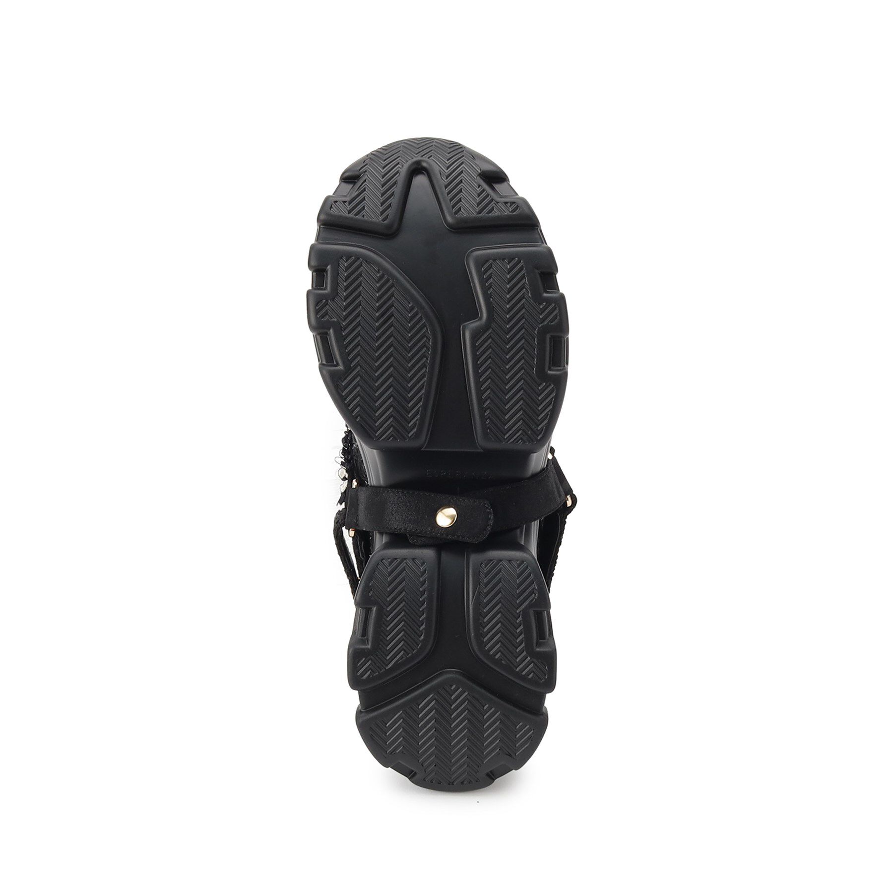 ESPERANZA「フリル&times;パール調ベルトツイードスニーカー」|スニーカー|