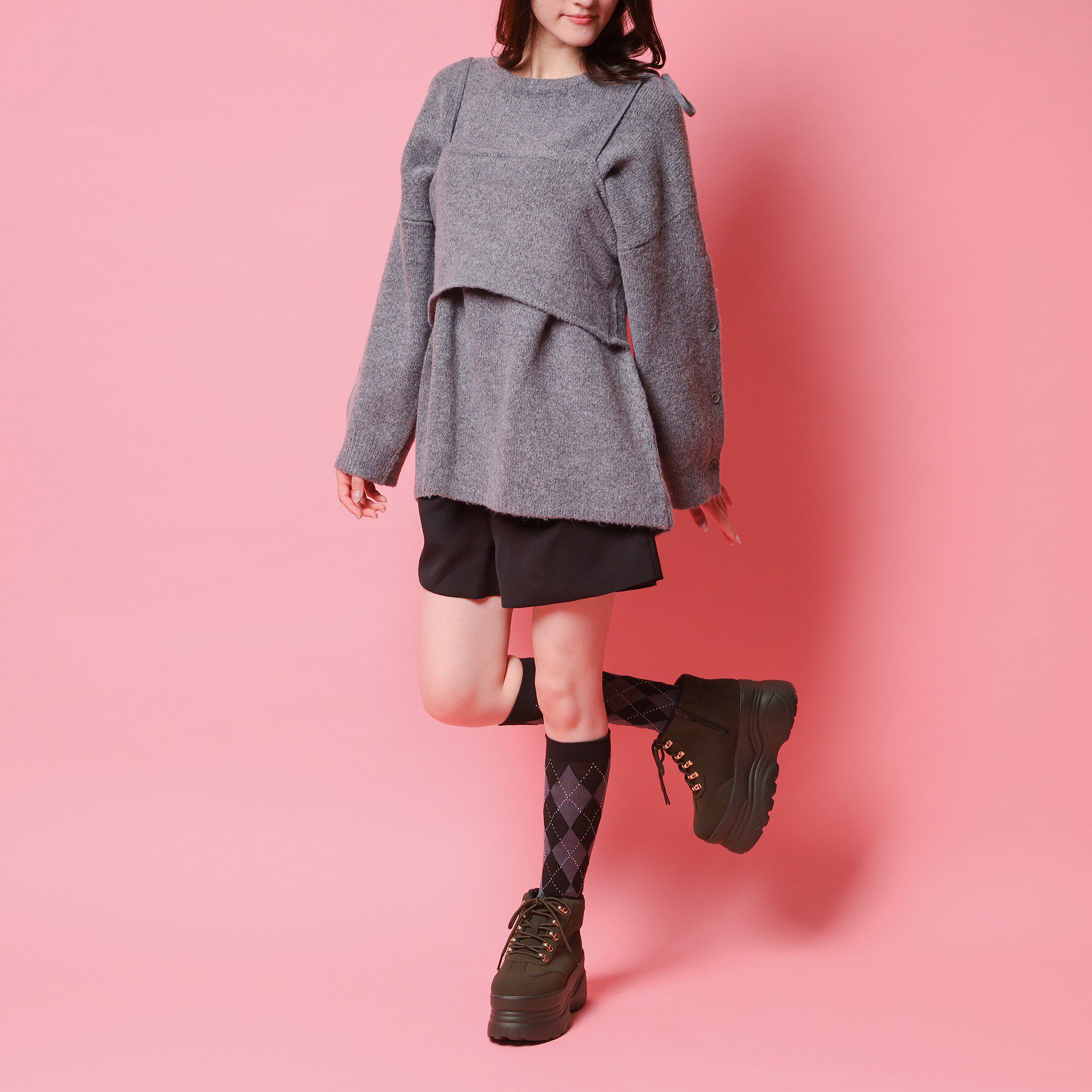 csT&P「厚底ハイカットスニーカー」|スニーカー|