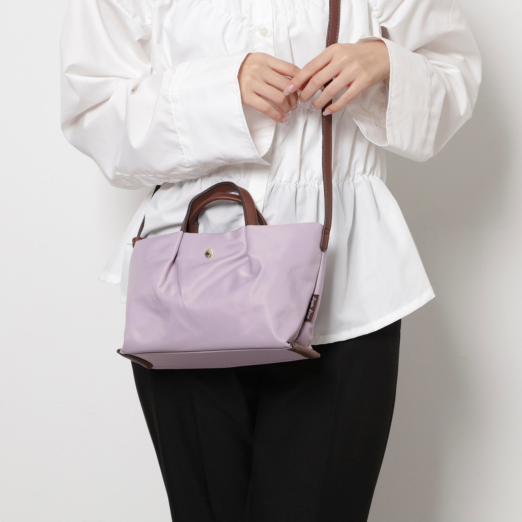 ESPERANZA「肩楽 2WAYミニショルダーギャザーバッグ」|ショルダー・メッセンジャー|