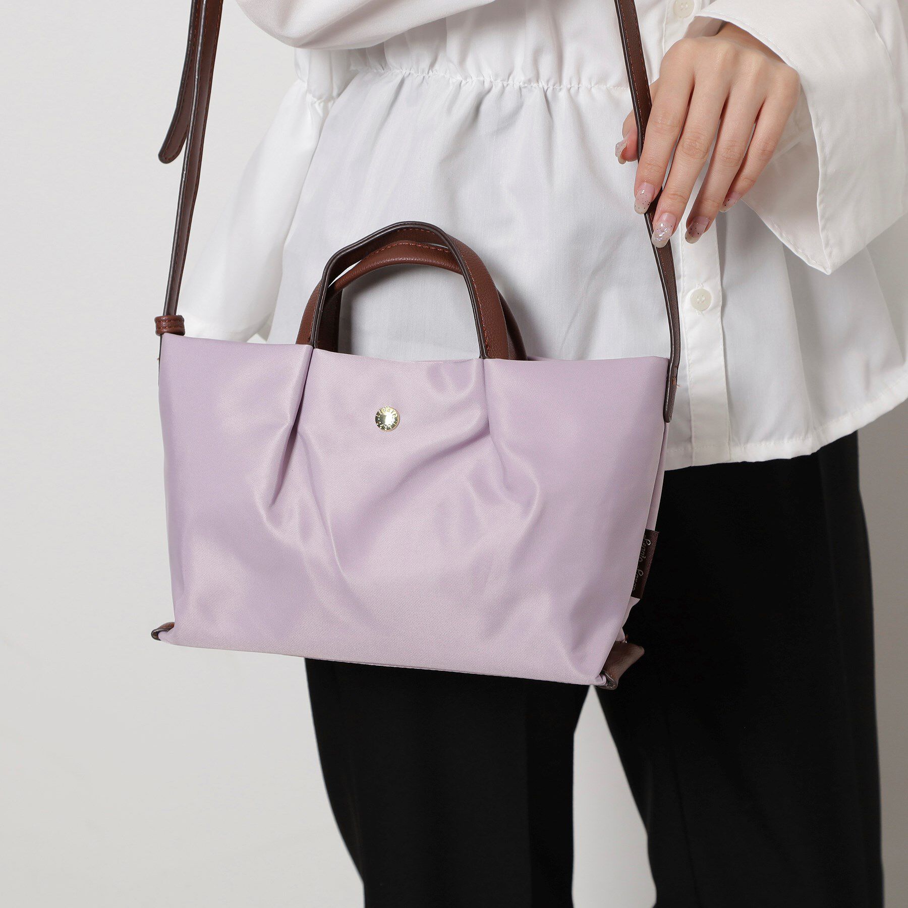 ESPERANZA「肩楽 2WAYミニショルダーギャザーバッグ」|ショルダー・メッセンジャー|