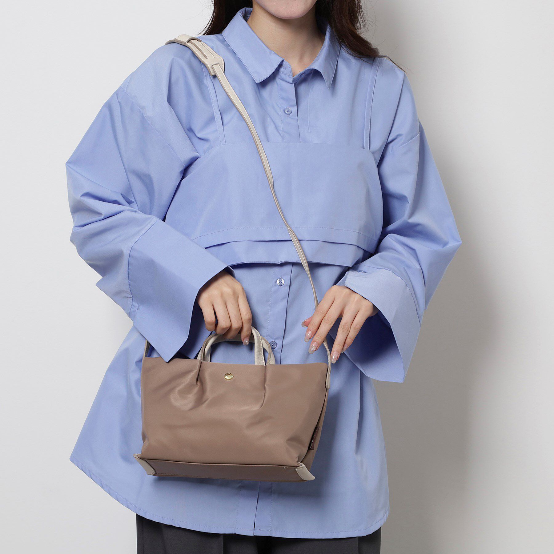 ESPERANZA「肩楽 2WAYミニショルダーギャザーバッグ」|ショルダー・メッセンジャー|