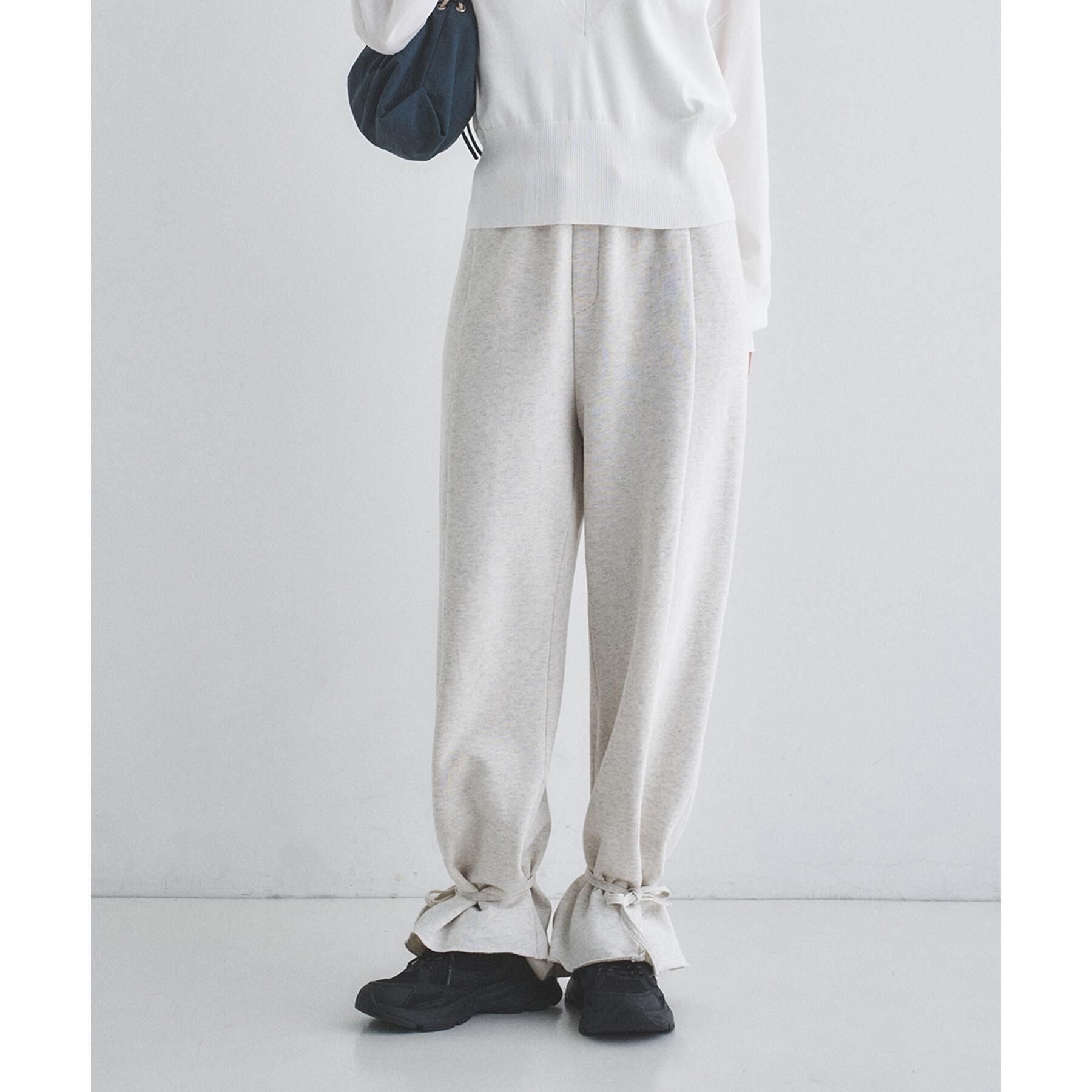CODE A「【Re】ribbon sweat pants」|その他|オフホワイト(003