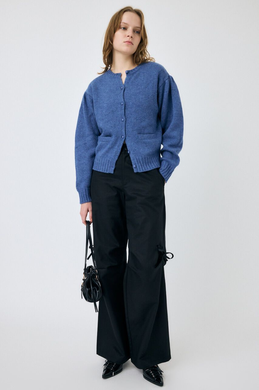 MOUSSY「BUTTON UP ニットカーディガン」|カーディガン|