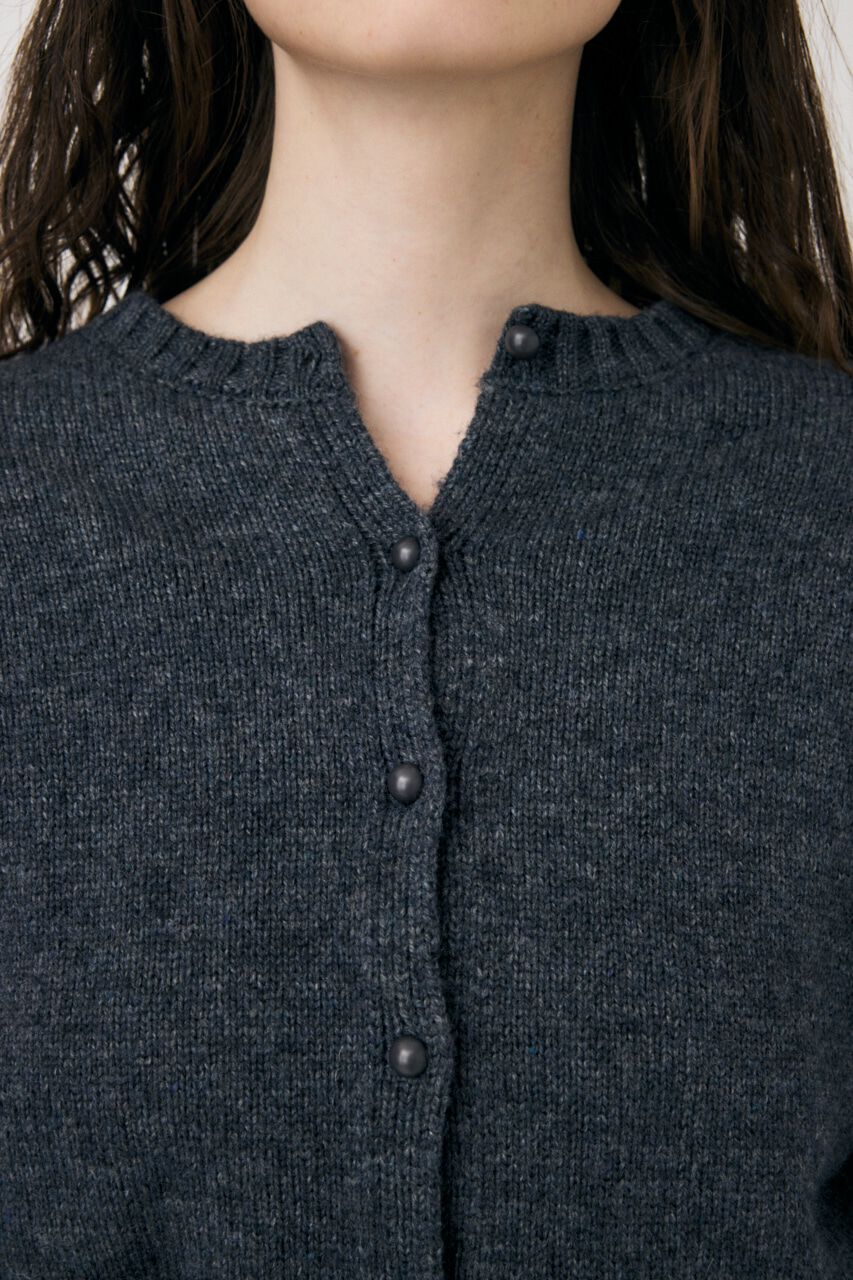 MOUSSY「BUTTON UP ニットカーディガン」|カーディガン|