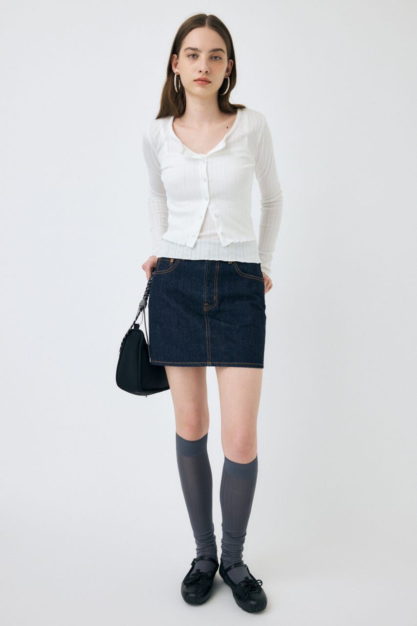MOUSSY「DENIM ミニスカート」|スカート|