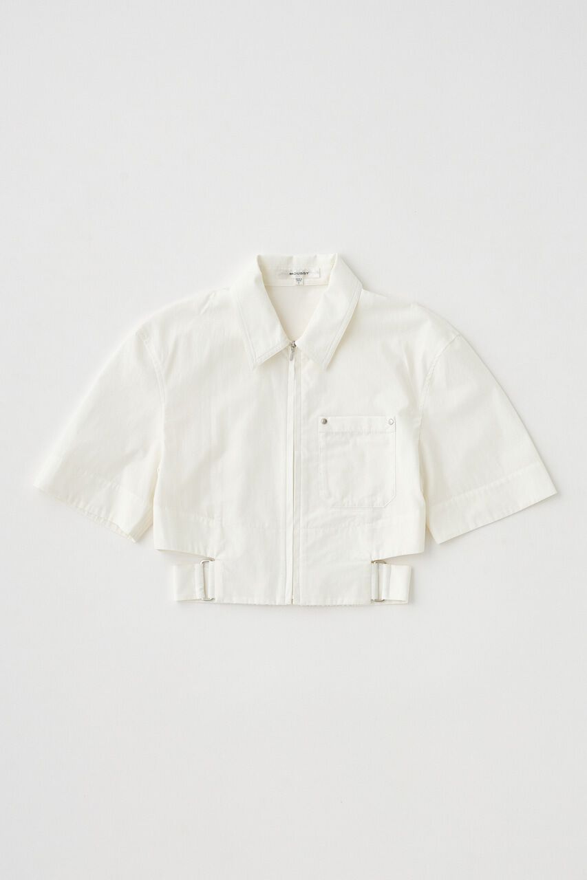 MOUSSY「CROPPED BELTED シャツ」|シャツ・ブラウス|