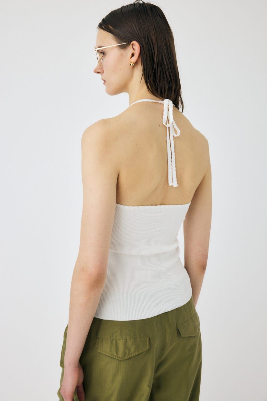 MOUSSY「HALTER KNIT キャミ」|キャミソール|