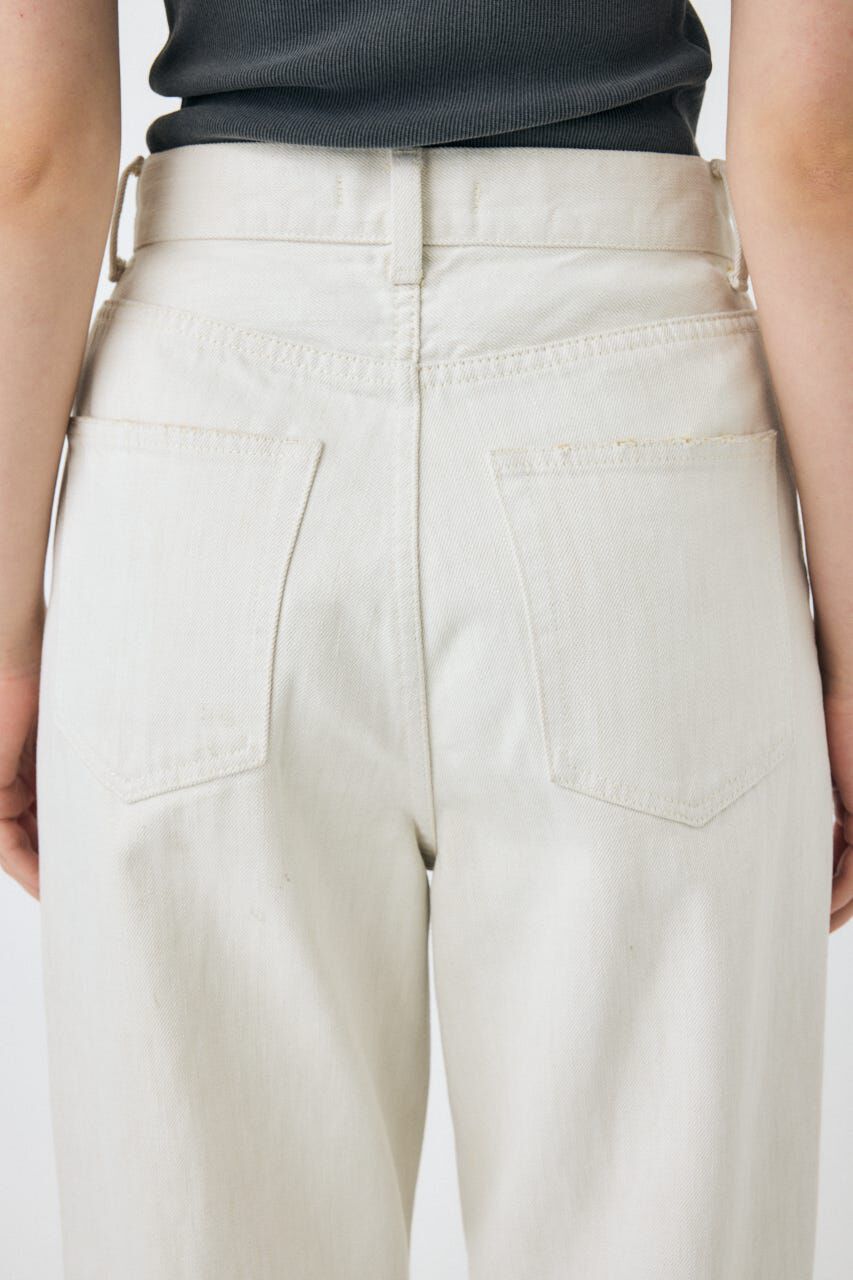 MOUSSY「HW WHT LOOSE STRAIGHT」|デニム|