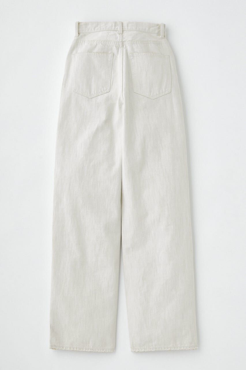 MOUSSY「HW WHT LOOSE STRAIGHT」|デニム|
