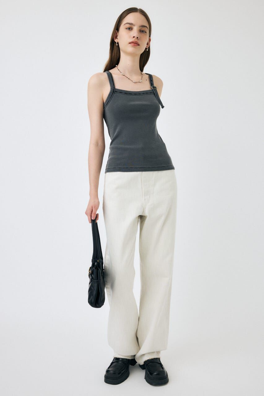 MOUSSY「HW WHT LOOSE STRAIGHT」|デニム|