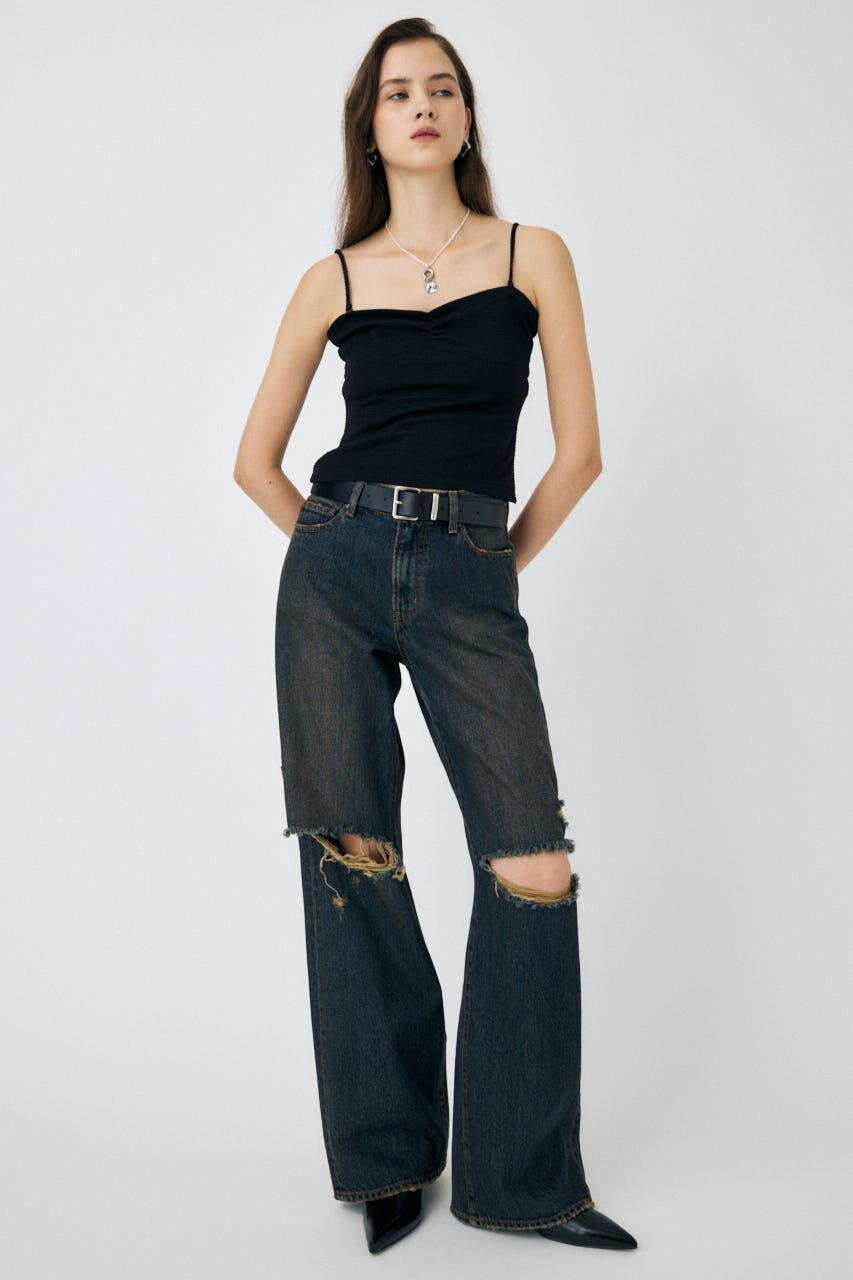 MOUSSY「BOUCLE TWEED キャミ」|キャミソール|