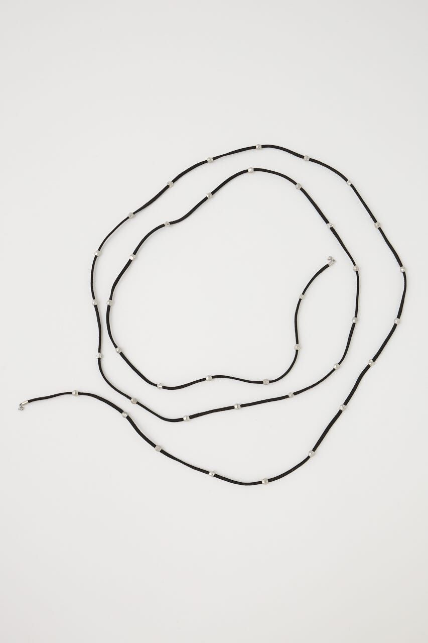 MOUSSY「BEADED F/SUEDE チョーカー」|ネックレス|