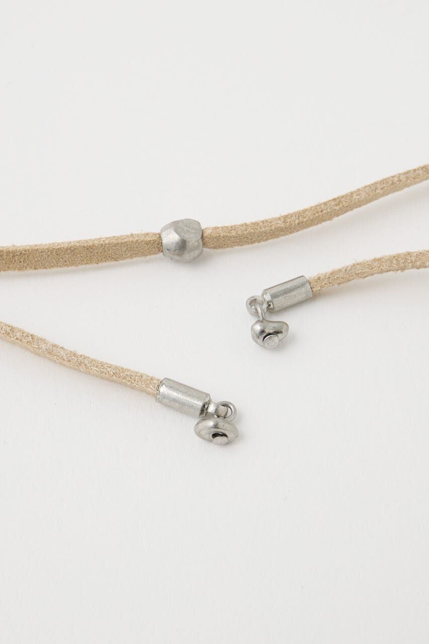 MOUSSY「BEADED F/SUEDE チョーカー」|ネックレス|