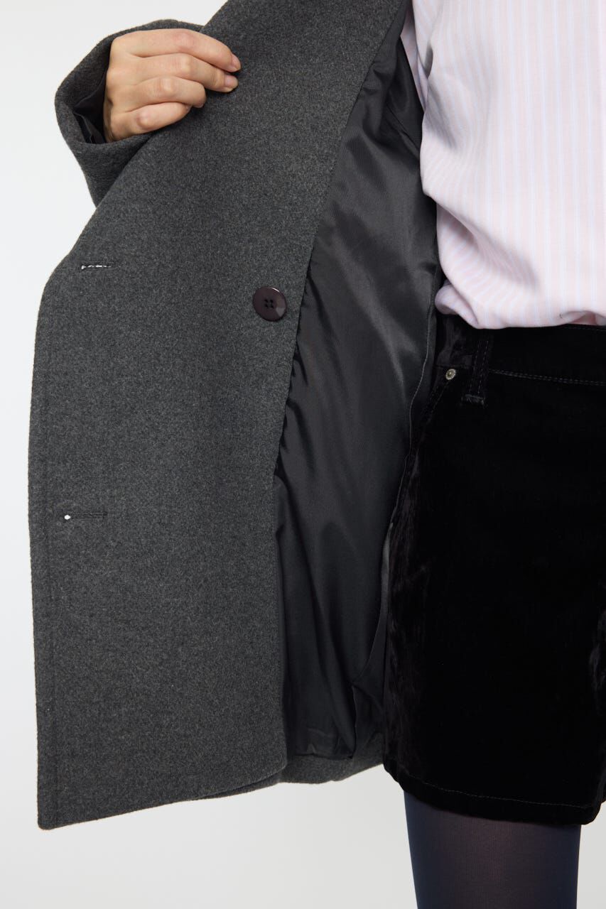 MOUSSY「DOUBLE BREASTED MID コート」|その他|