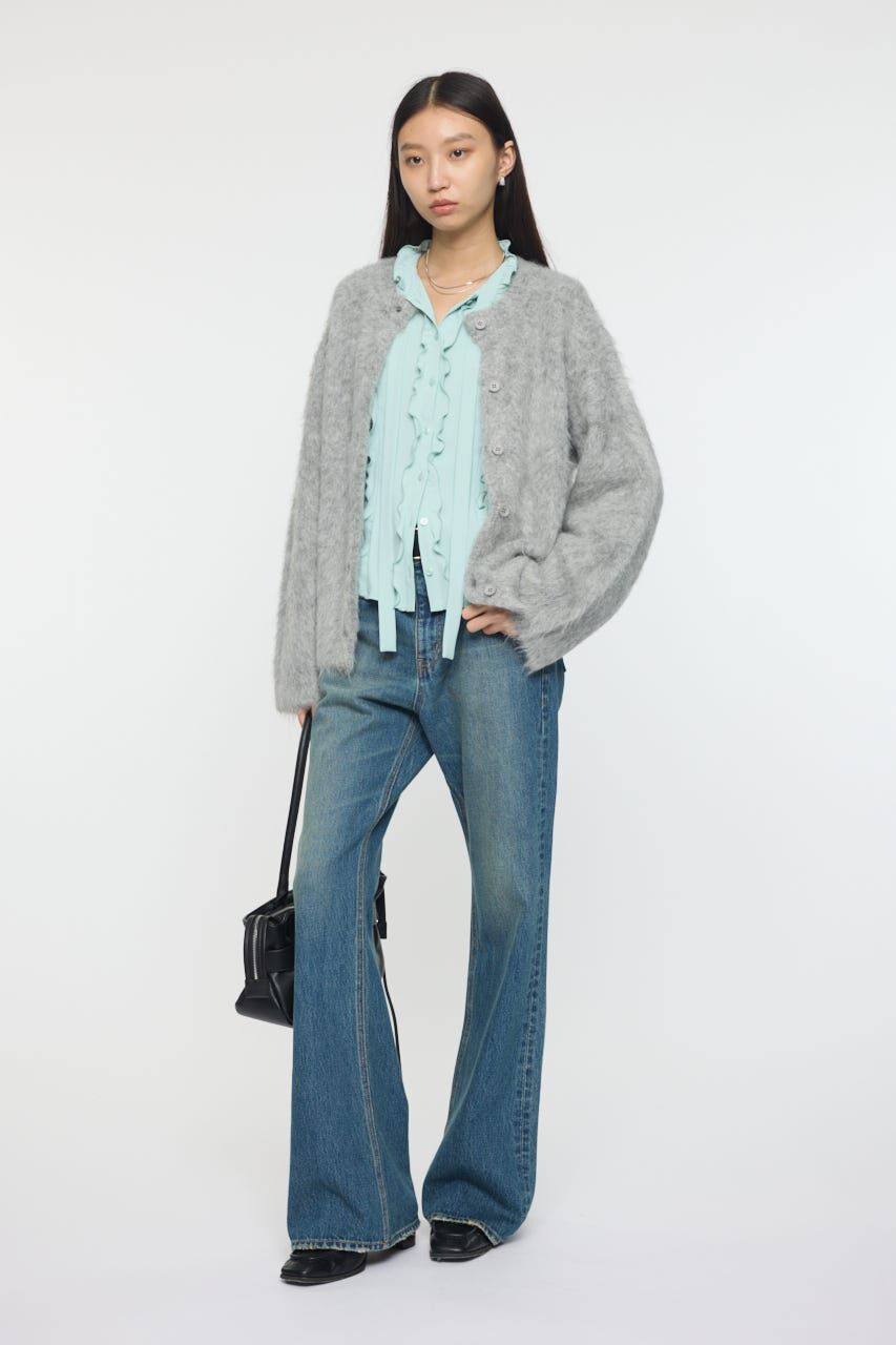 MOUSSY「GEORGETTE RUFFLES ブラウス」|シャツ・ブラウス|