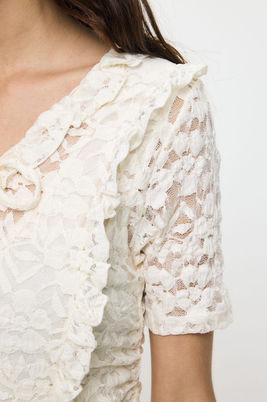 MOUSSY「CUT LACE ASYMMETRY ドレス」|ワンピース|
