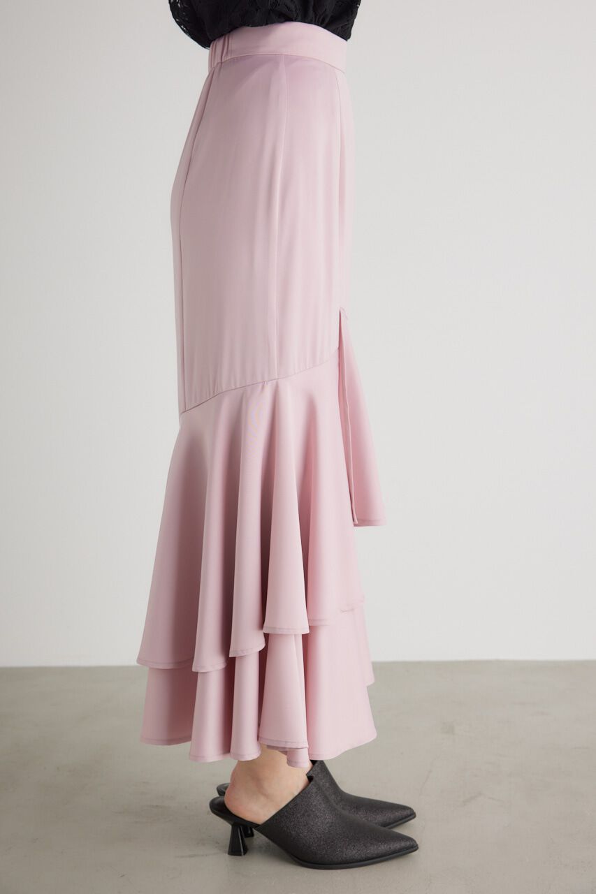 rienda「アシンメトリーレイヤードJ/WマーメイドSK」|スカート|