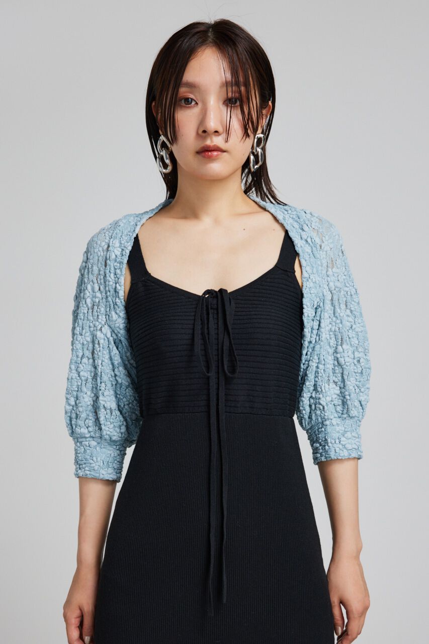 rienda「バンピーレースカーデ」|カーディガン|