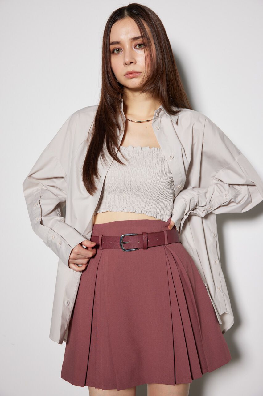 rienda「シャーリングベアセットシャツ」|シャツ・ブラウス|