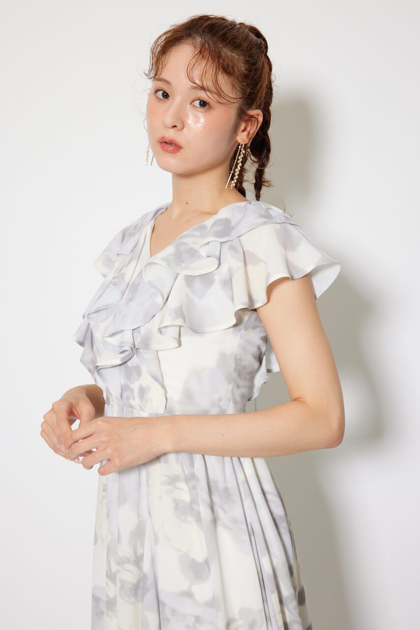 rienda「シアーパターンイレヘムワンピ」|ワンピース|