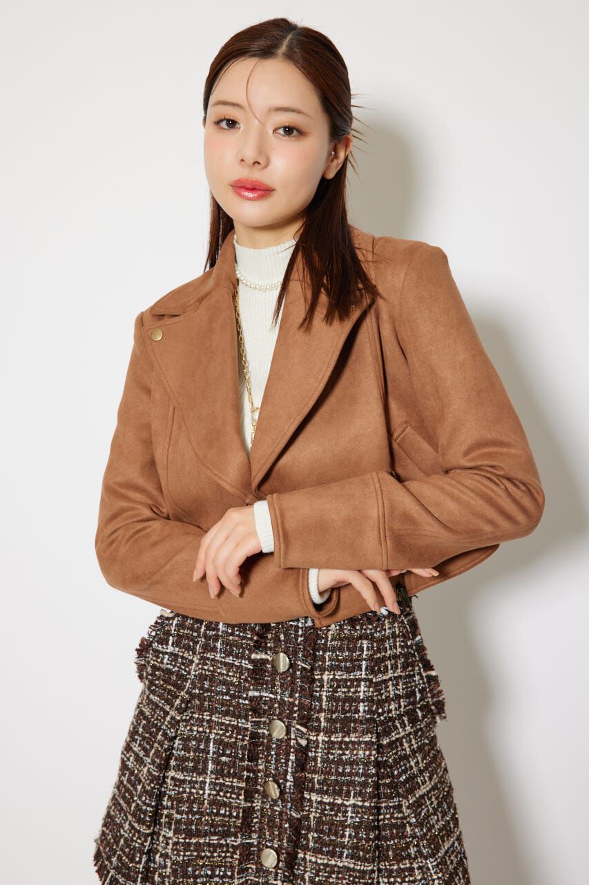 rienda「25AWフェイクスエードライダースジャケット」|その他|