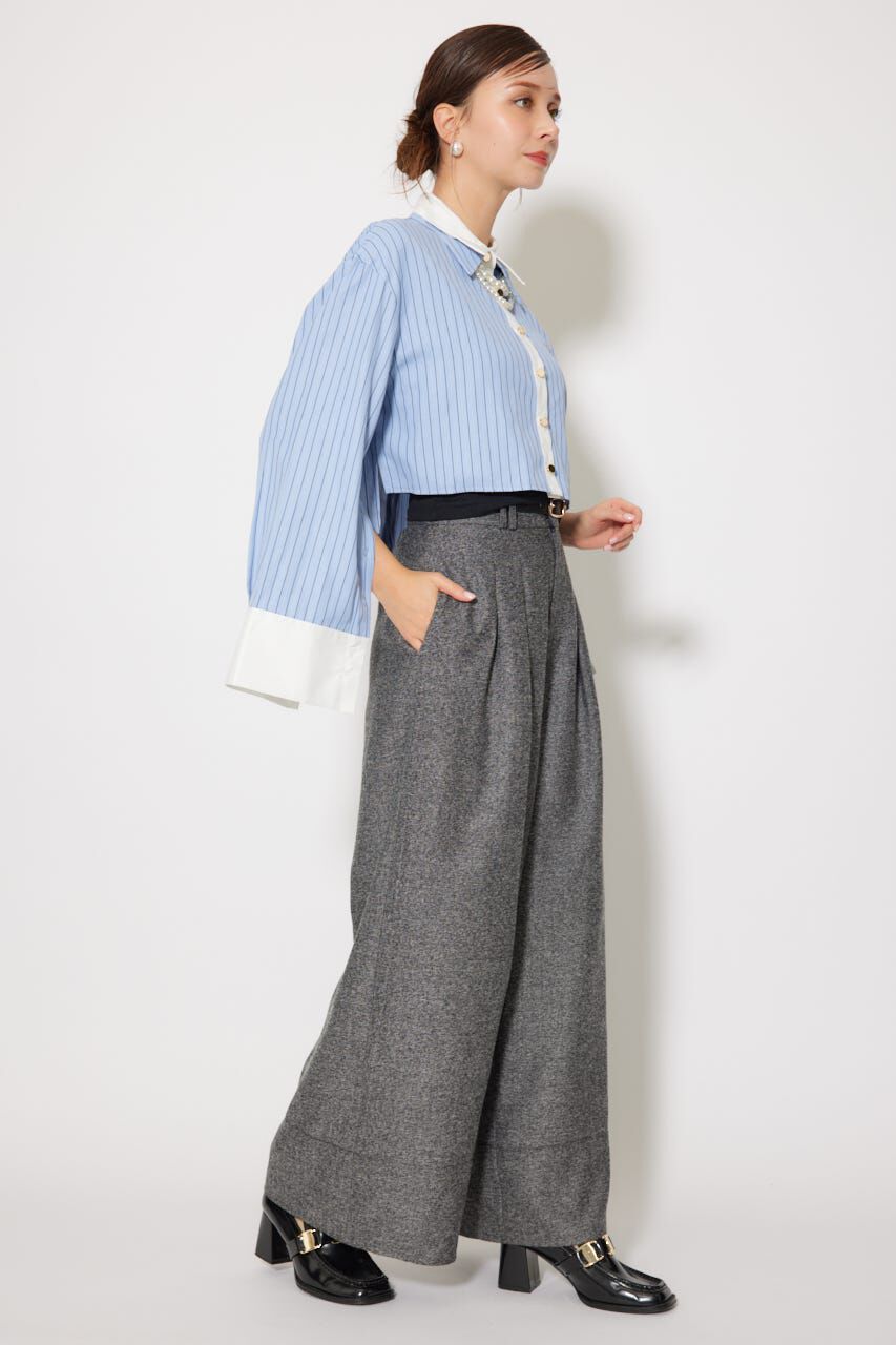 rienda「パールチェーンシャツ」|シャツ・ブラウス|