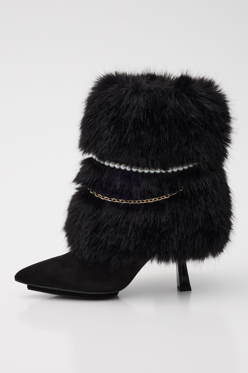 rienda「2WAYフェイクファーレースアップブーティー」|その他|