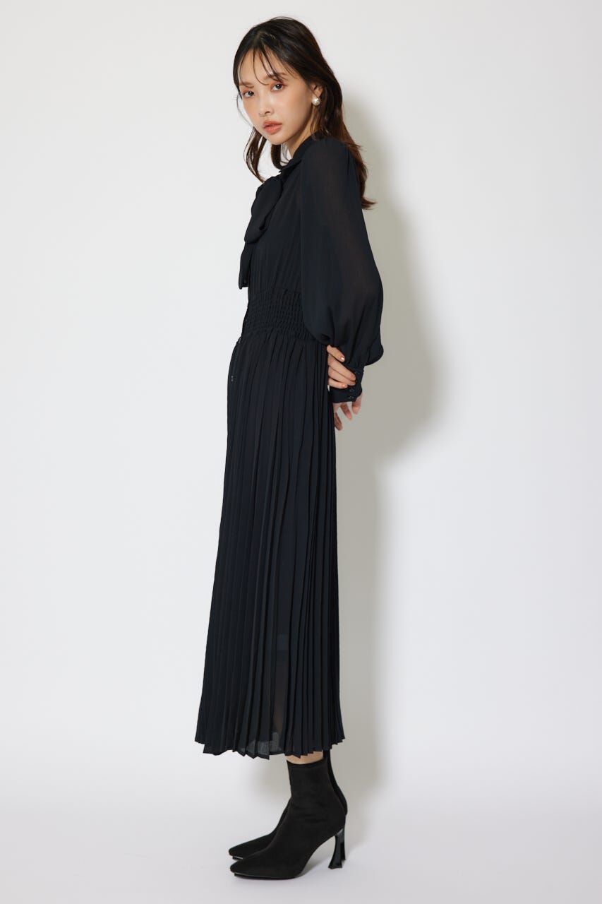 rienda「ラインフラワーボウタイワンピース」|ワンピース|