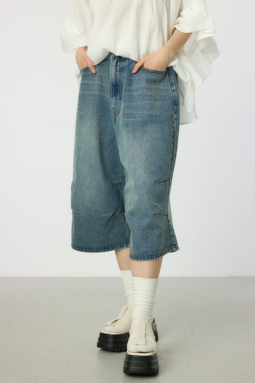 RODEO CROWNS「デニムバミューダパンツ」|デニム|
