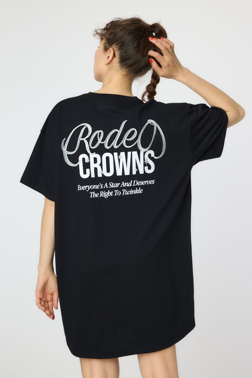 RODEO CROWNS「ラメ糸刺繍ロゴワンピース」|ワンピース|
