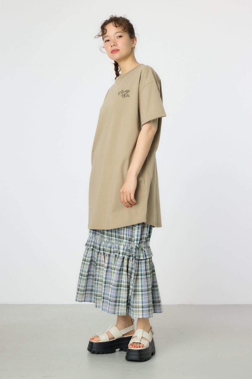 RODEO CROWNS「ラメ糸刺繍ロゴワンピース」|ワンピース|