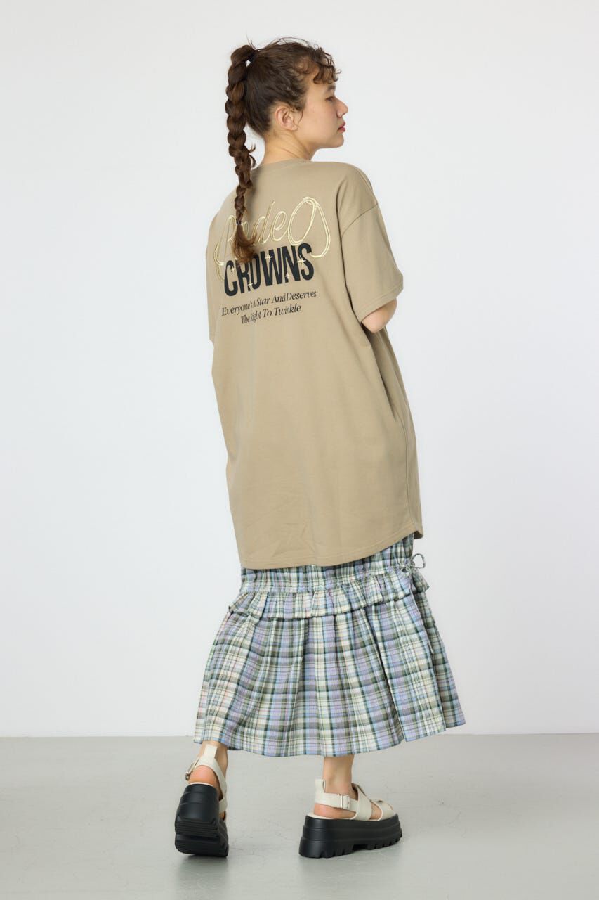 RODEO CROWNS「ラメ糸刺繍ロゴワンピース」|ワンピース|