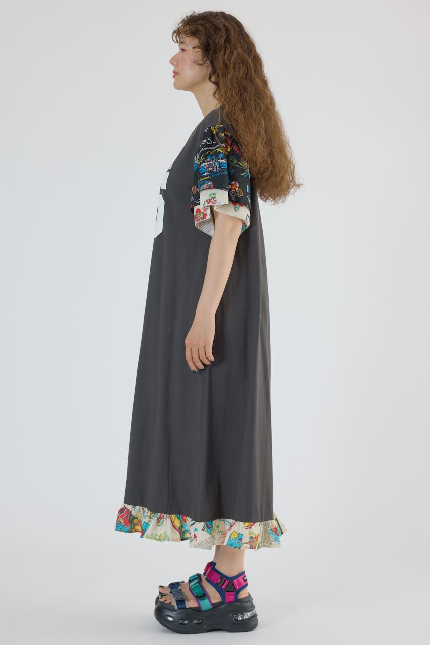 RODEO CROWNS「ドッキングアロハティアードワンピース」|ワンピース|