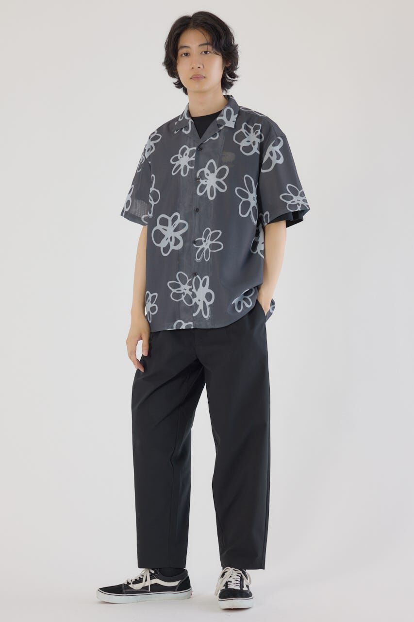 RODEO CROWNS「ポリメッシュフラワーシャツ」|シャツ・ブラウス|