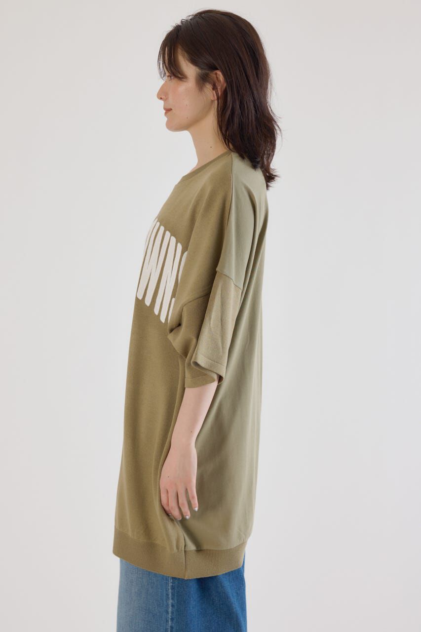 RODEO CROWNS「CURVE LOGOコンビニットワンピース」|ワンピース|