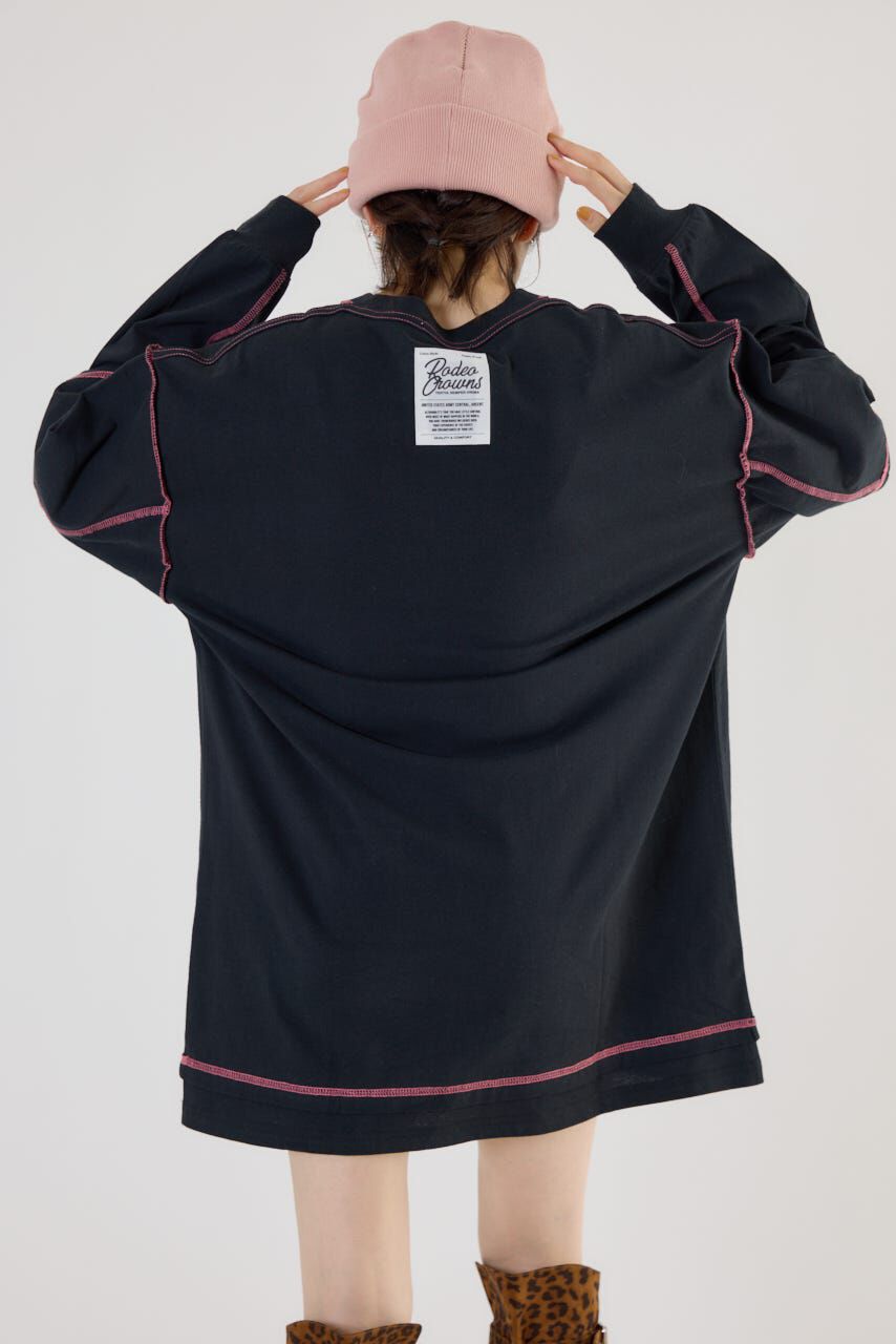 RODEO CROWNS「カラーステッチレイヤードワンピース」|ワンピース|