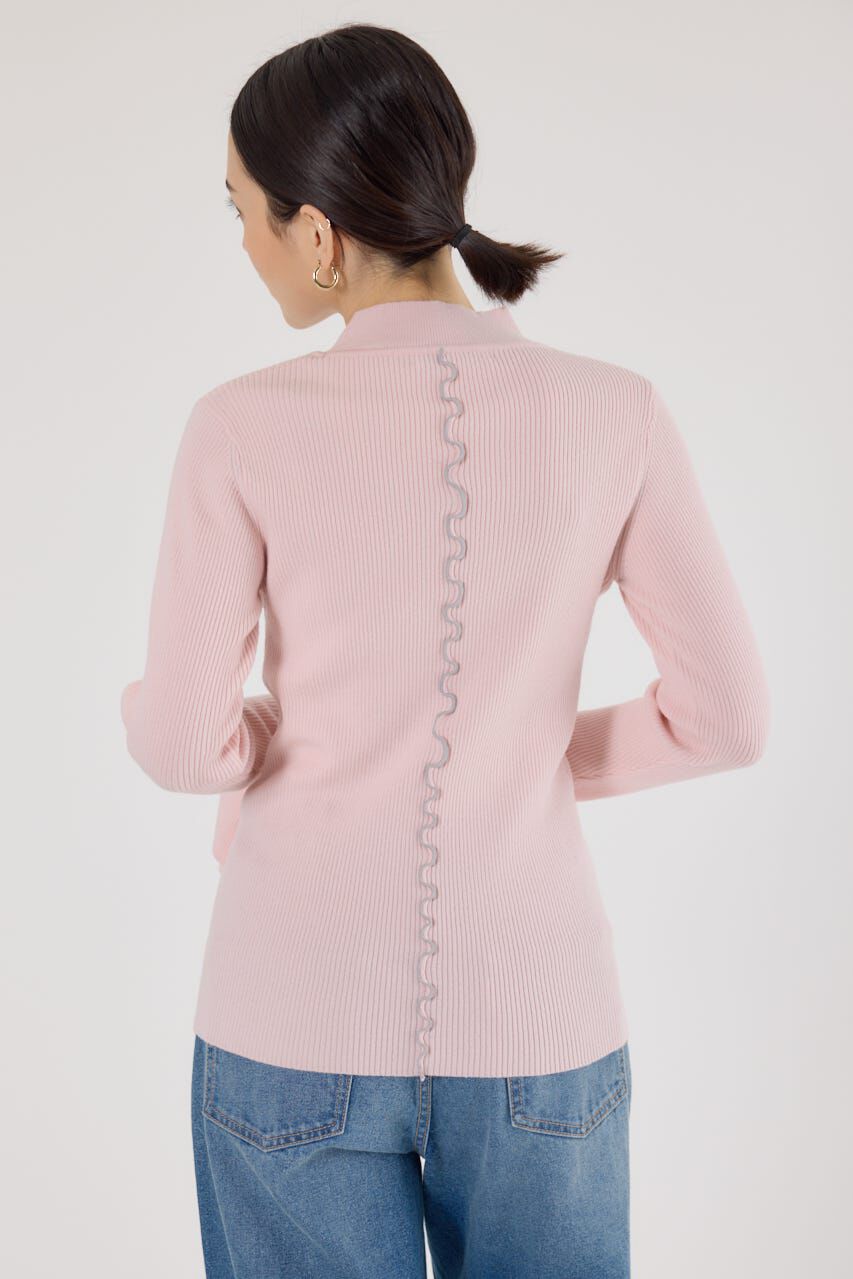 RODEO CROWNS「フリルリブニットトップス」|ニット・セーター|