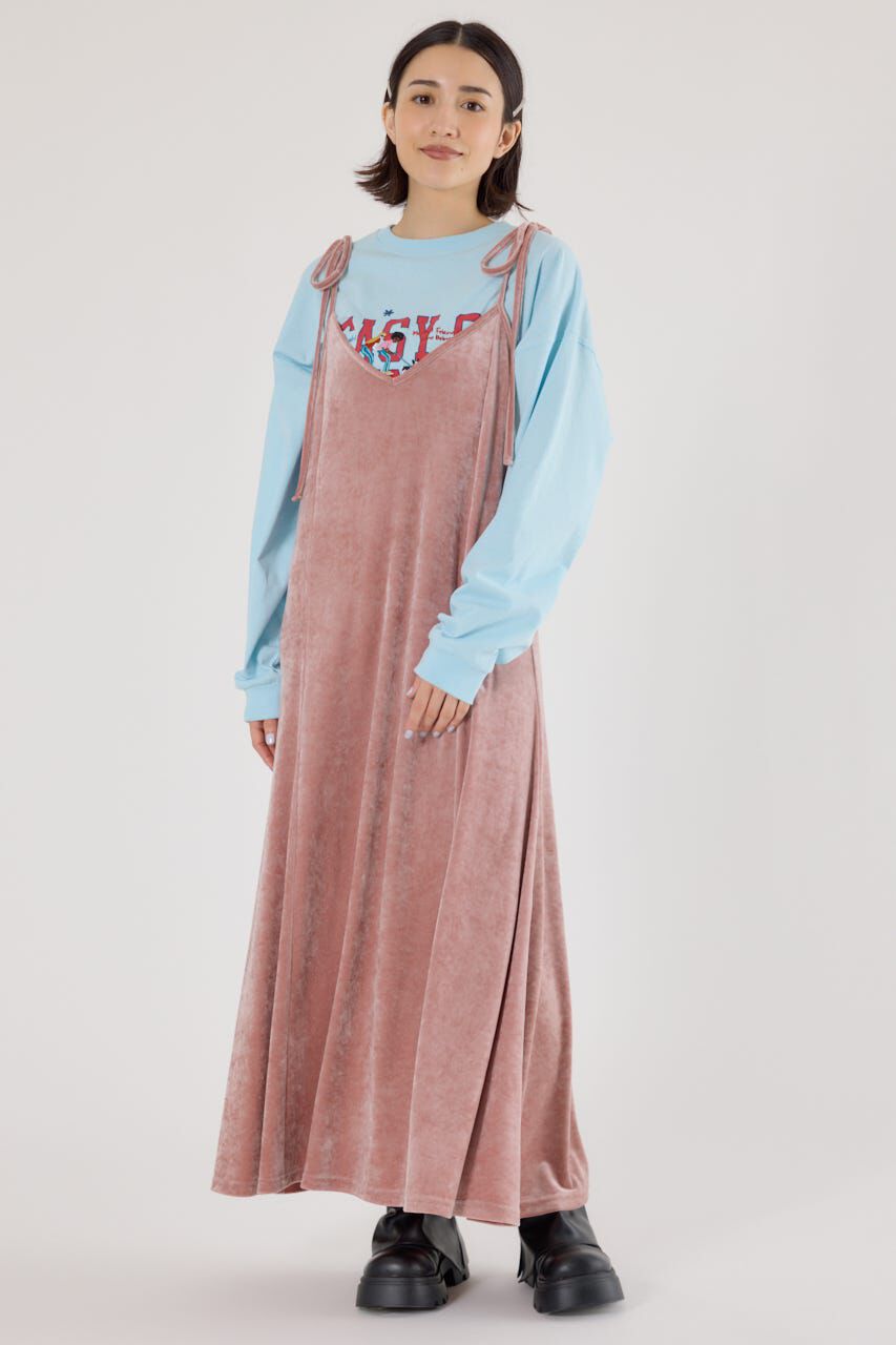 RODEO CROWNS「ベロアキャミワンピース」|ワンピース|