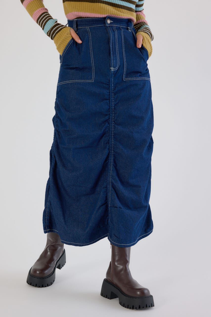 RODEO CROWNS「シャーリングマキシスカート」|スカート|