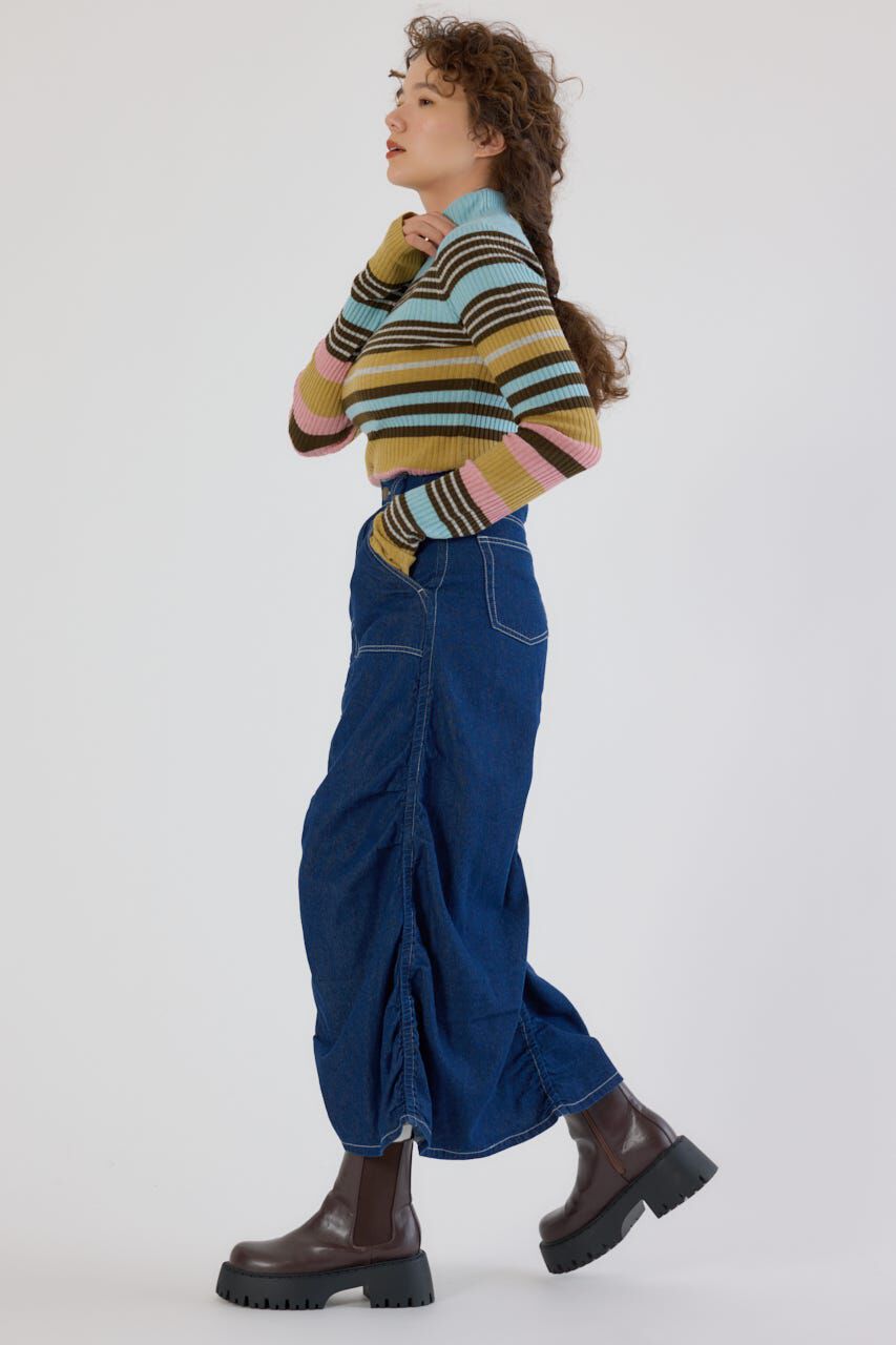 RODEO CROWNS「シャーリングマキシスカート」|スカート|