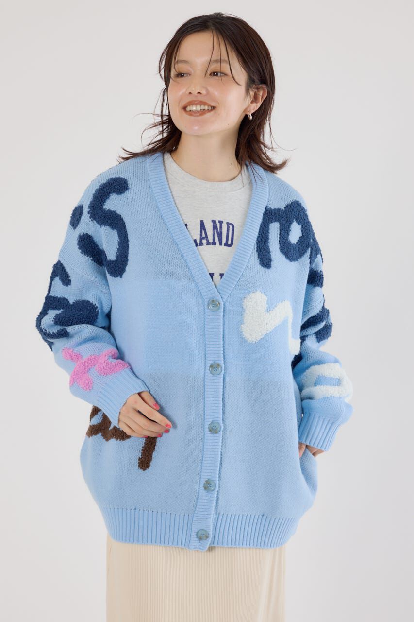 RODEO CROWNS「LETTER LOGOニットカーディガン」|カーディガン|