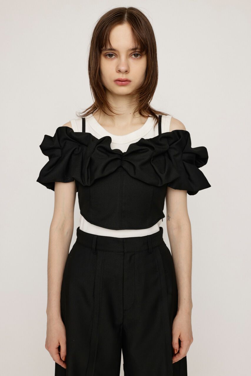 SLY「BALLON SLEEVE CAMI BUSTIER」|キャミソール|