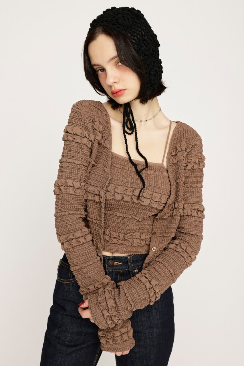 SLY「FRONT BUTTON CAMI 2P」|Tシャツ・カットソー|BRN