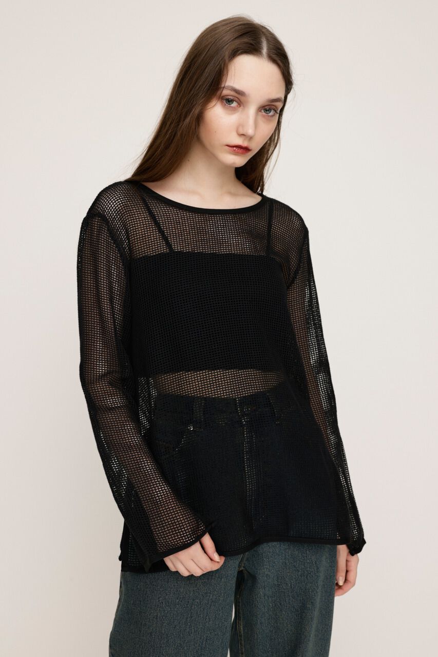 SLY「COTTON MESH 2WAY トップス」|シャツ・ブラウス|